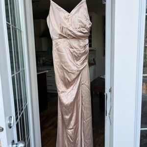 Perfect new condition revelry dress; champagne size 12